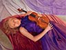 violinist original oil painting by edward tadiello
